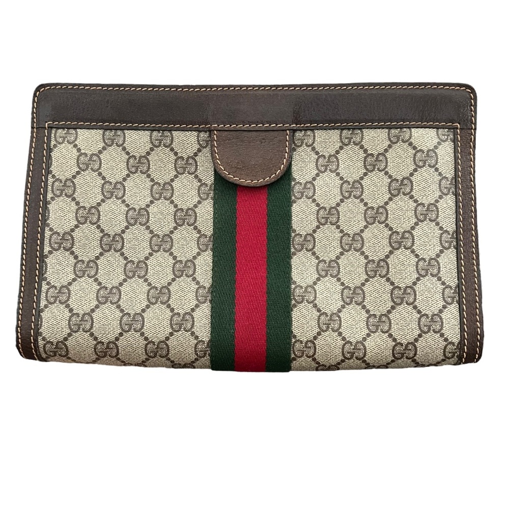 Authentic Gucci | Ophidia Sherry Web Clutch